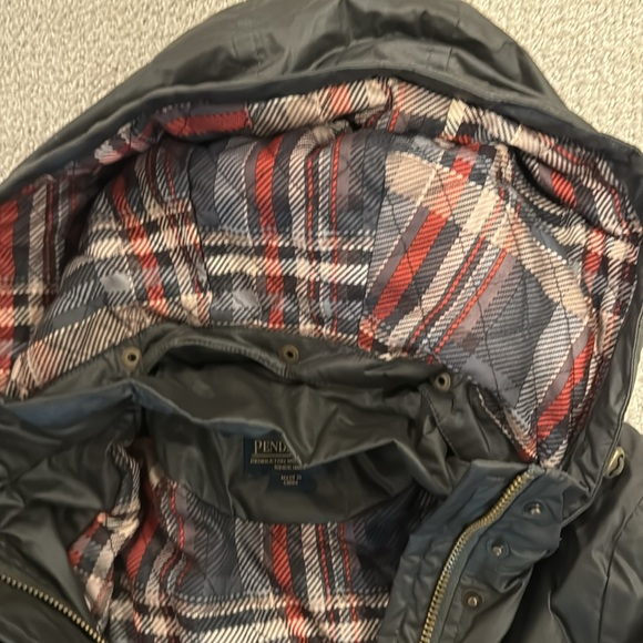 EUC Pendleton Women's Waxed Cotton Hooded Zip Front Jacket - Picture 5 of 7